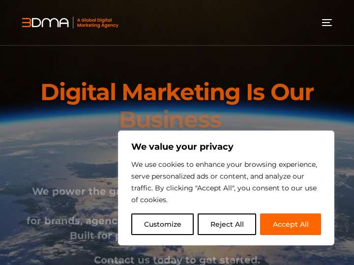 3DMA Partners website preview