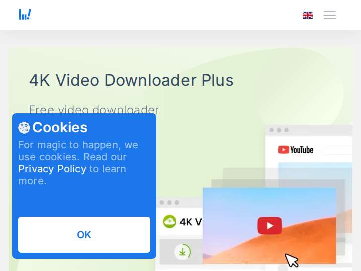4K Download website preview