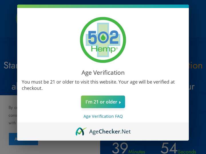 502 Hemp website preview