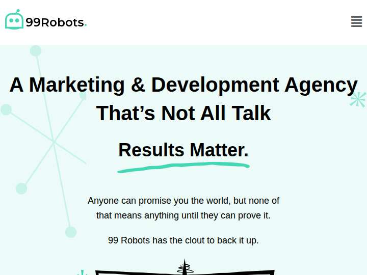 99 Robots website preview