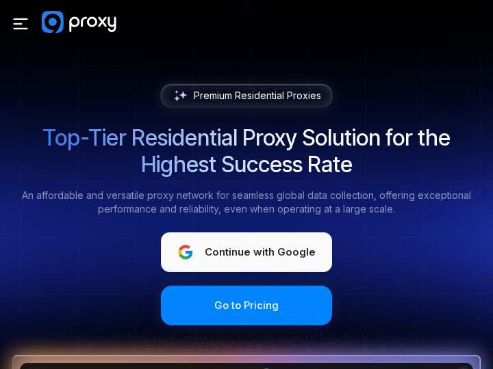 9Proxy Affiliate Program website preview
