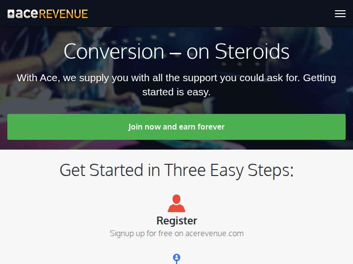 Ace Revenue website preview