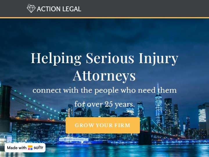Action.Legal Network website preview