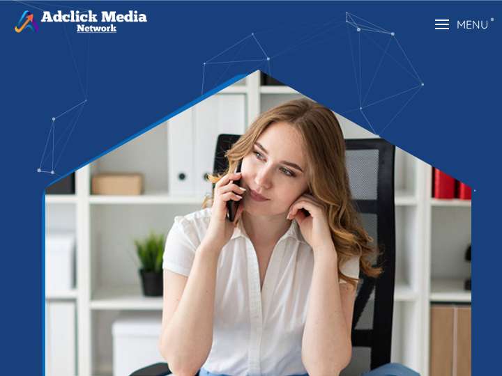Adclick Media Network website preview