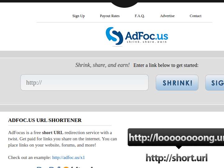 AdFocus website preview