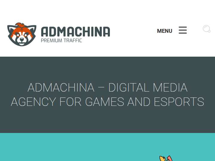 AdMachina website preview