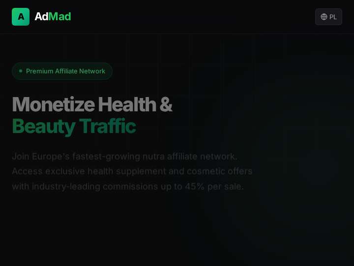 ADMAD website preview