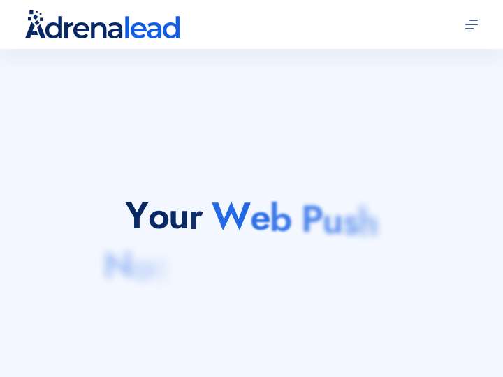 Adrenalead website preview