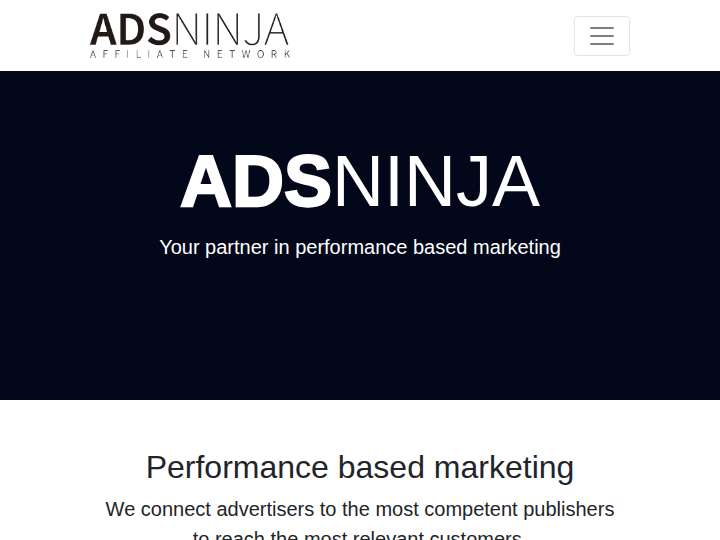 AdsNinja website preview