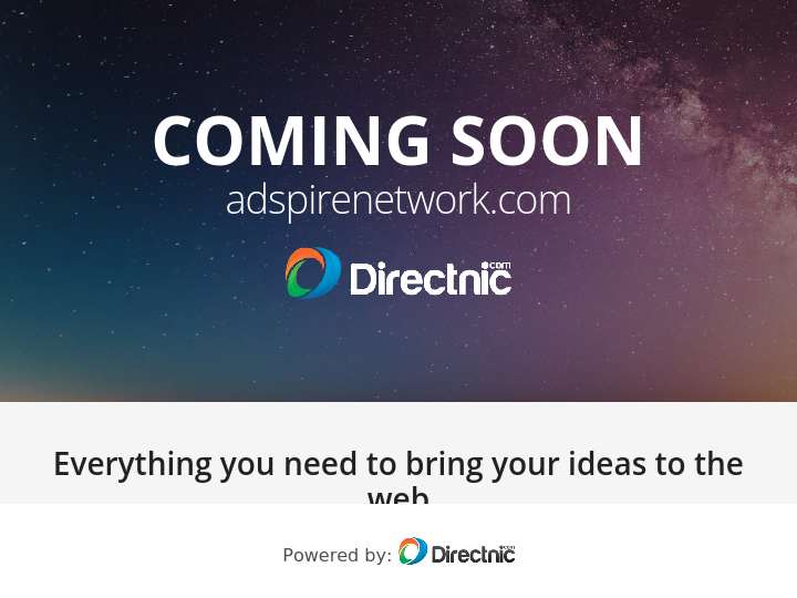 Adspire Network website preview