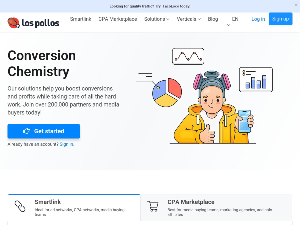Adtrafico website preview