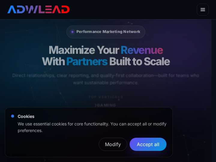 AdwLead Group website preview