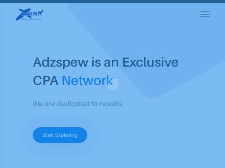 Adzspew website preview
