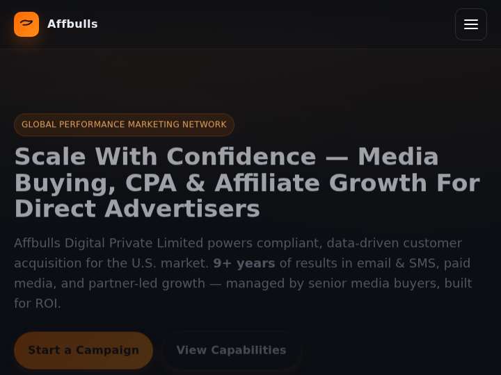 Affbulls website preview