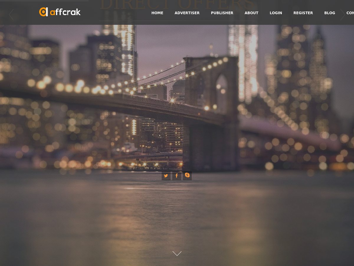Affcrak website preview