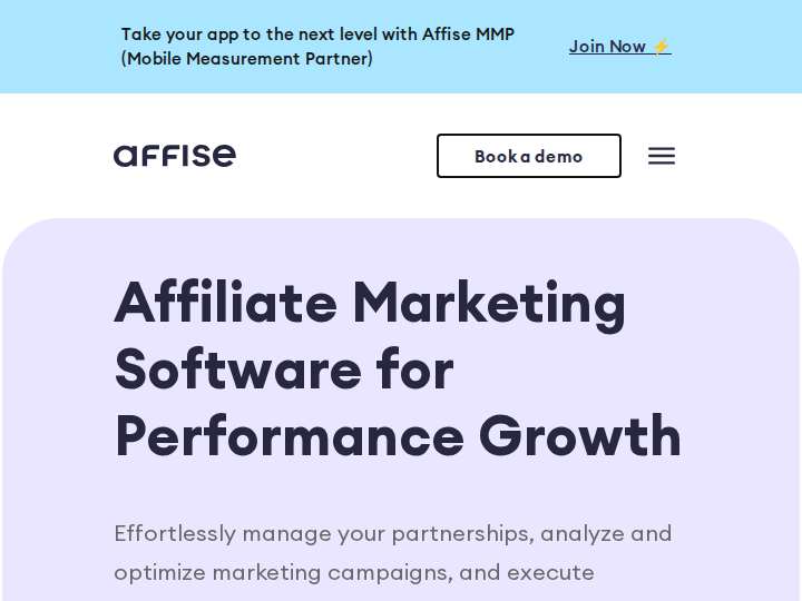 AffiliArt website preview