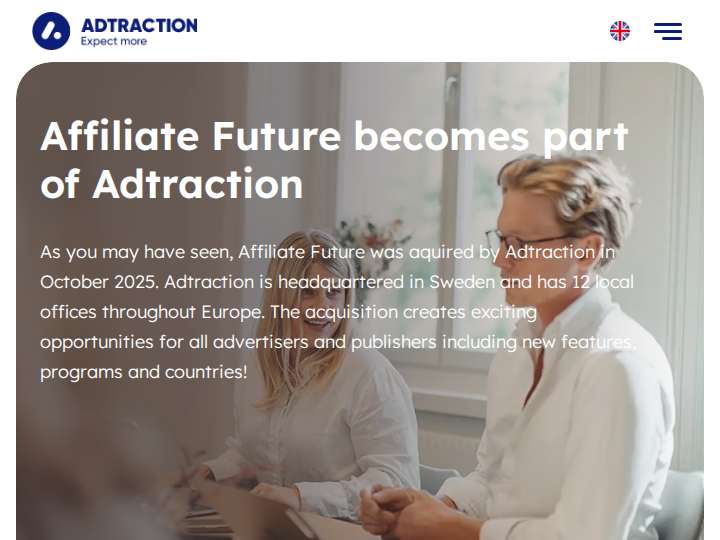 Affiliate Future website preview