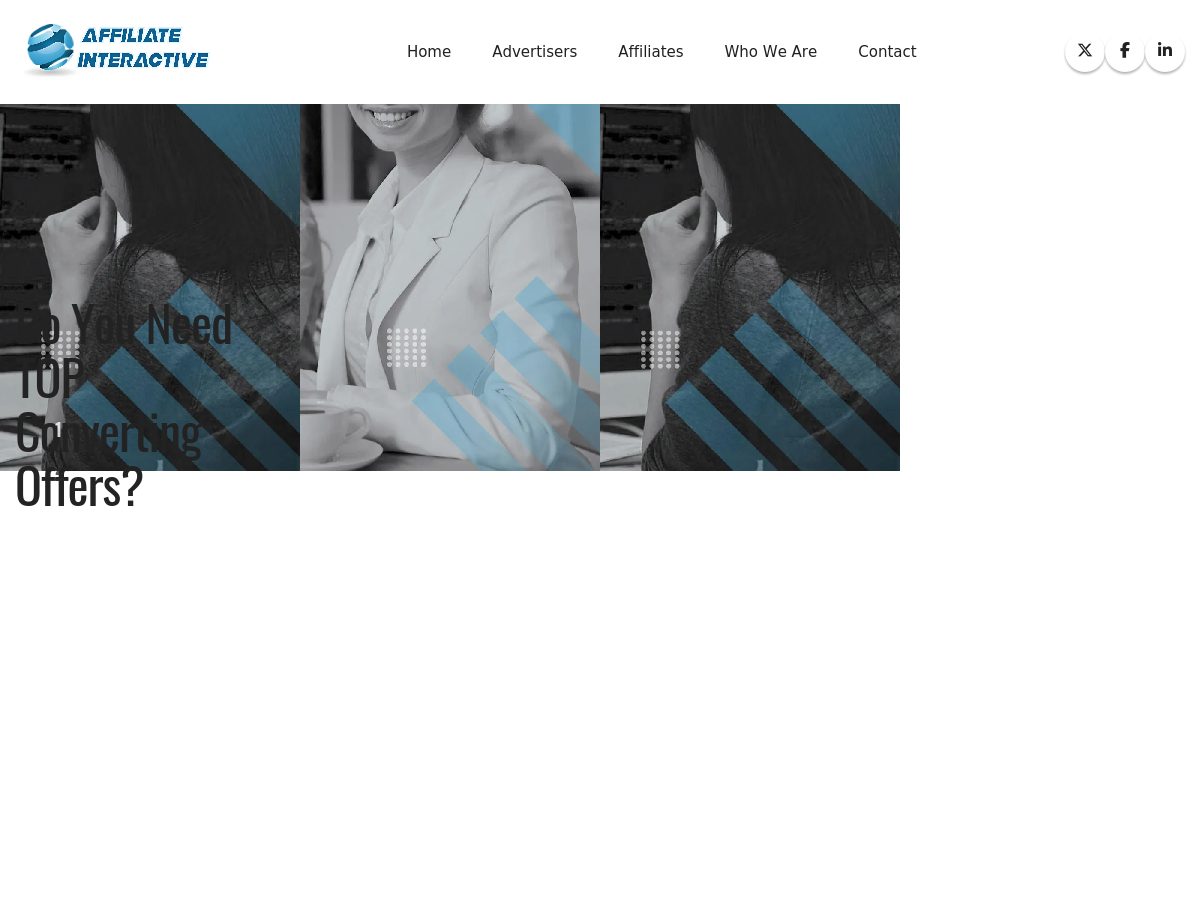 Affiliate Interactive website preview