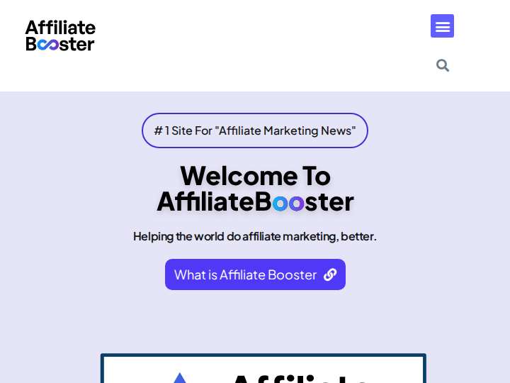 AffiliateBooster website preview