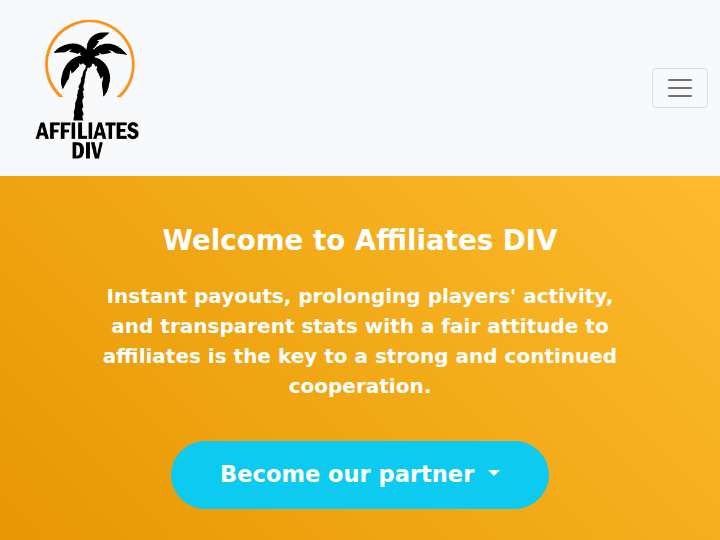 Affiliates DIV website preview