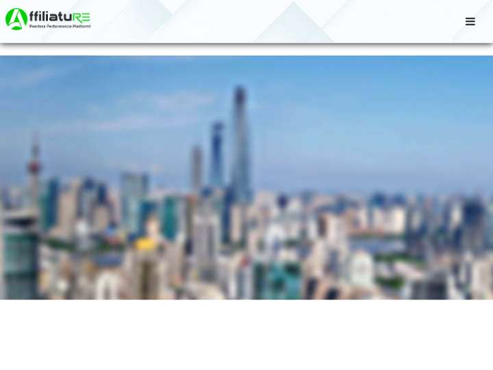 Affiliature website preview