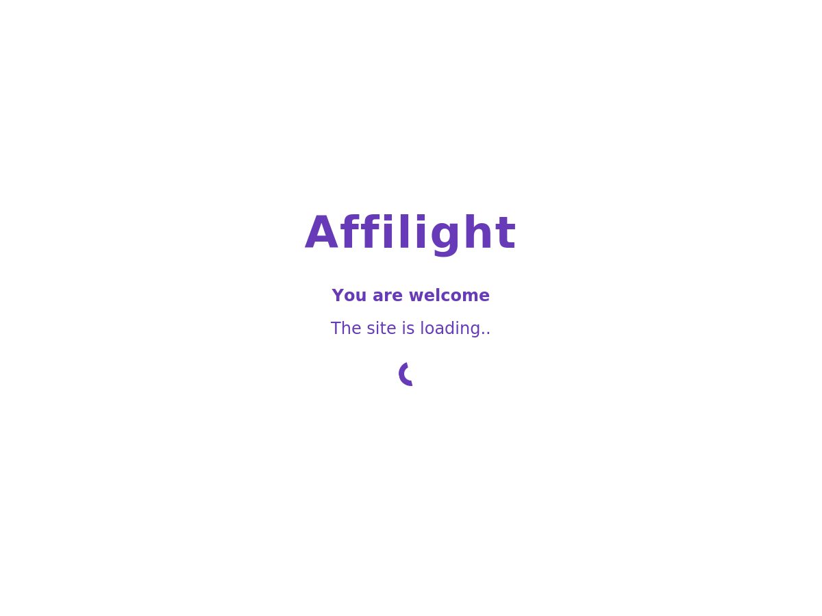 Affilight website preview