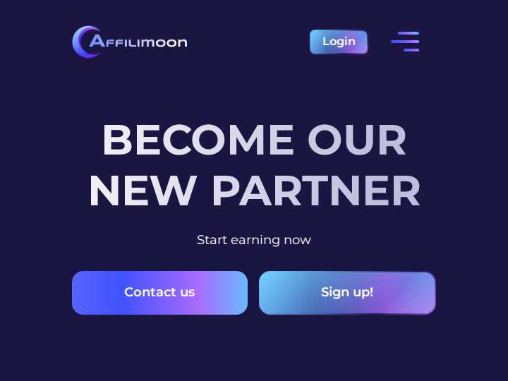Affilimoon website preview