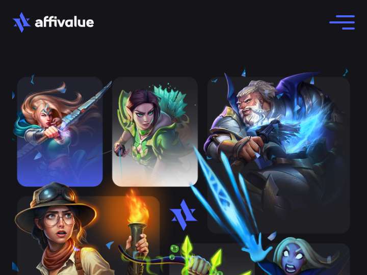 AffiValue website preview