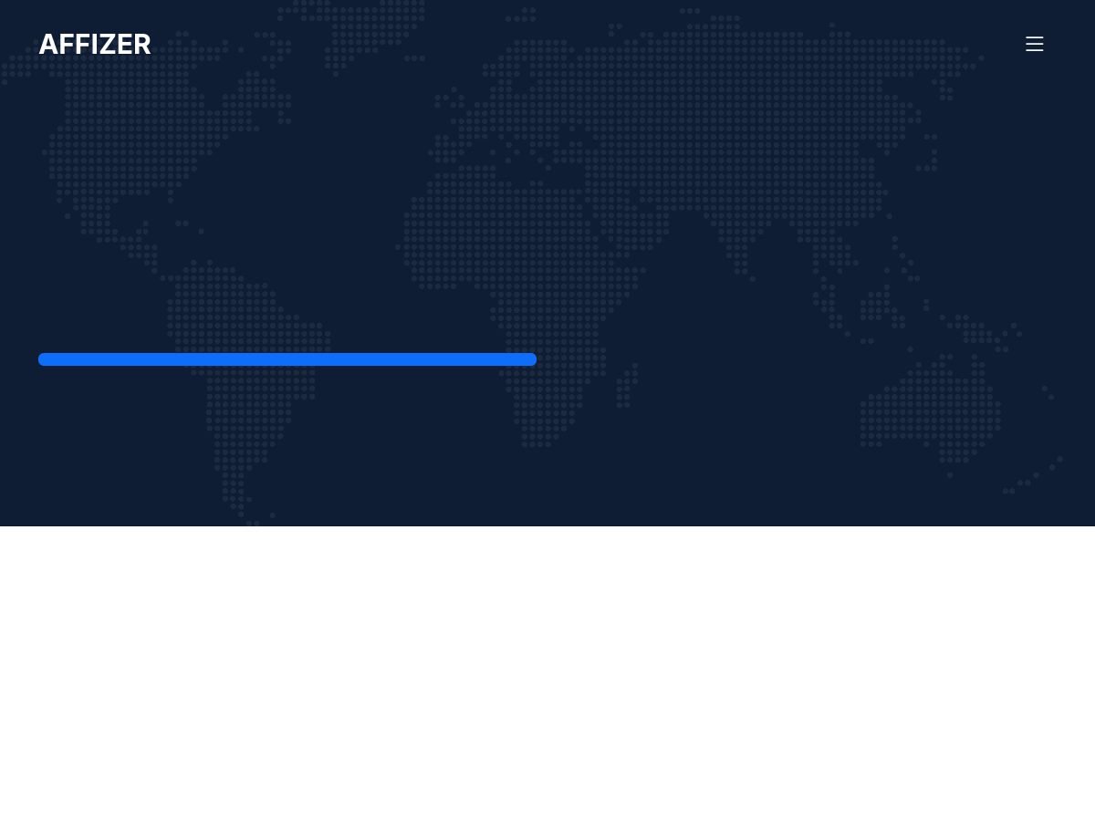 Affizer website preview