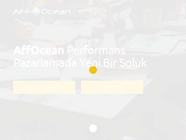 AffOcean website preview