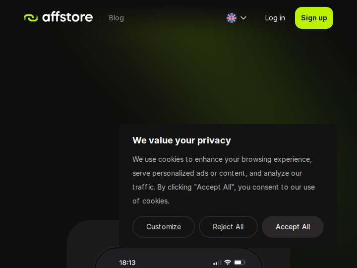 Affstore website preview