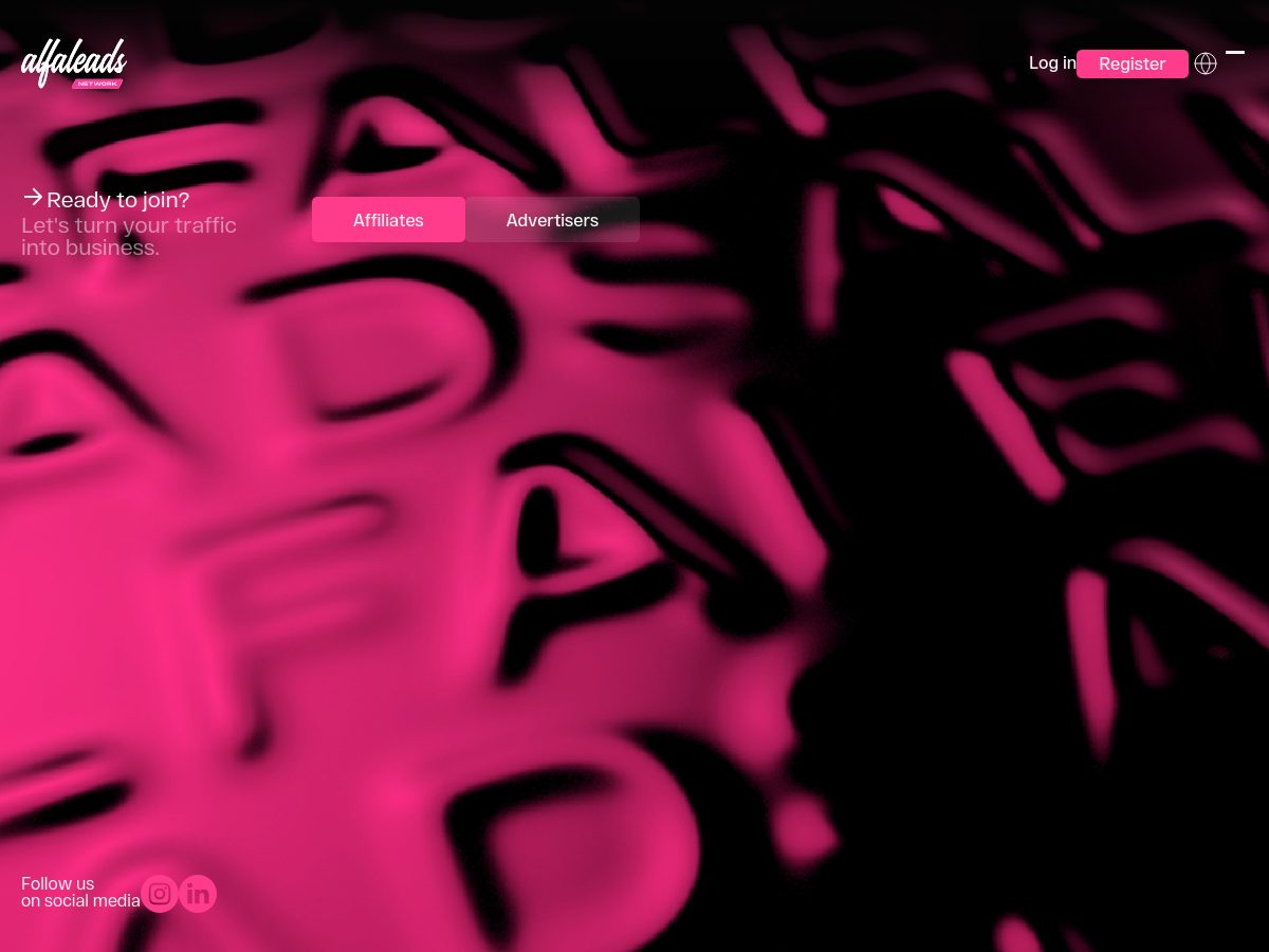 Alfaleads Network website preview