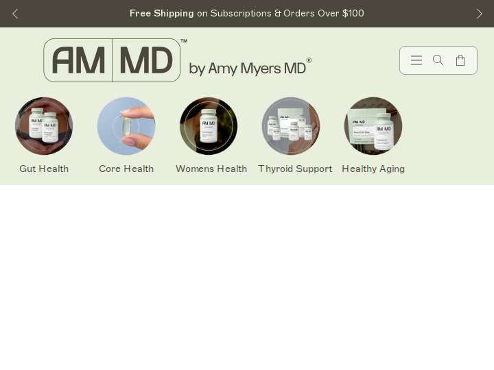 Amy Myers MD website preview
