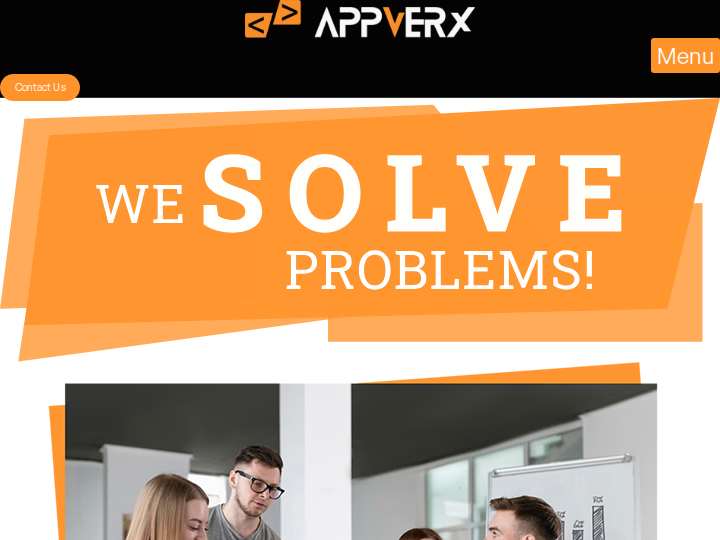 AppVerx website preview