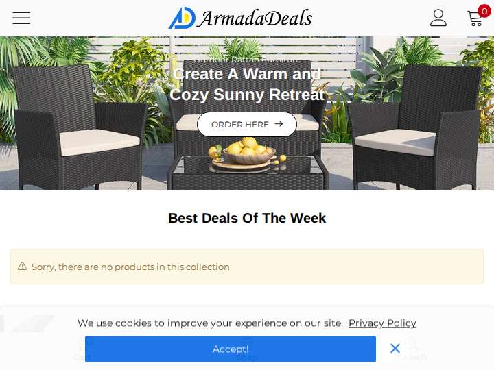 ArmadaDeals website preview