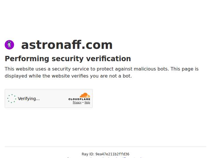 Astronaff website preview