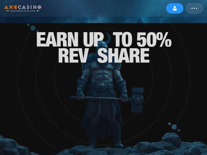 Axecasinoaffiliates website preview