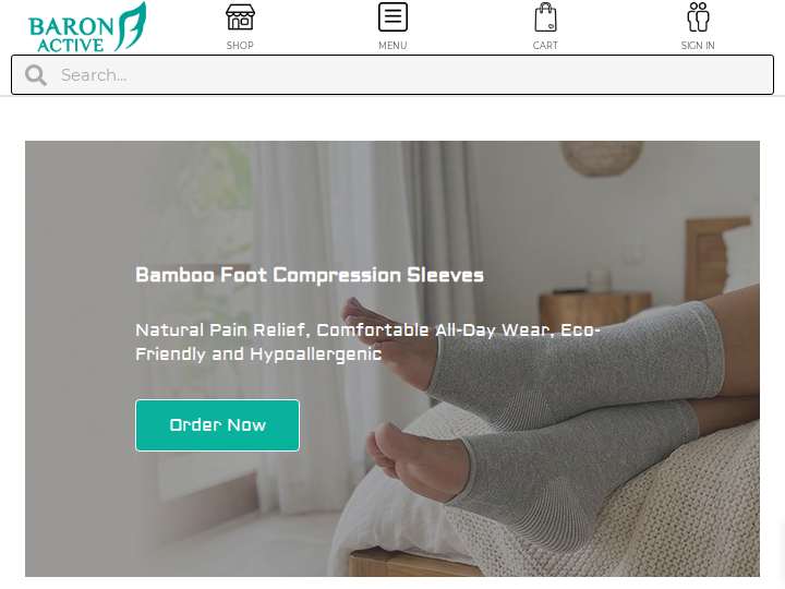 BaronActive website preview
