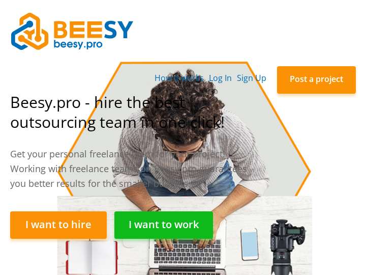 Beesy.pro website preview