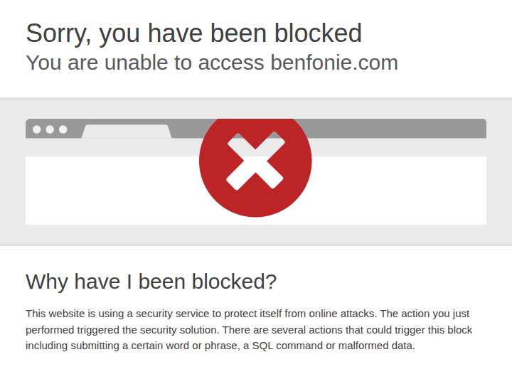 Benfonie website preview