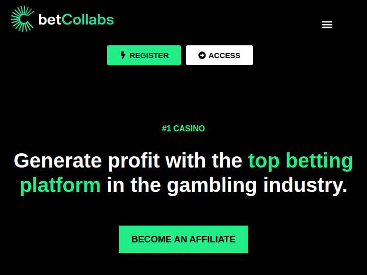 Betcollabs website preview