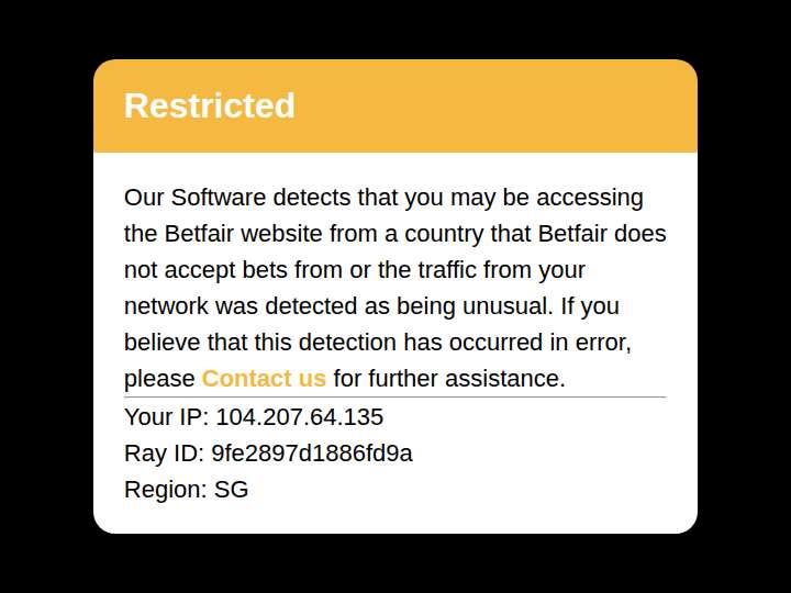 Betfair Partnerships website preview
