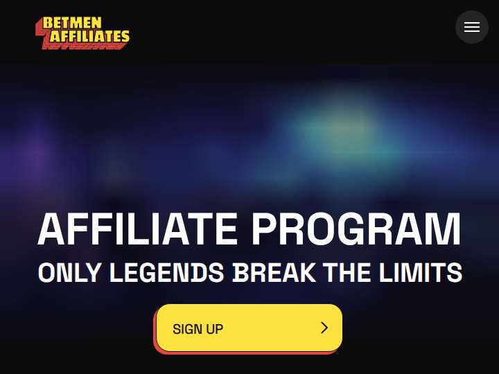 Betmen Affiliates website preview