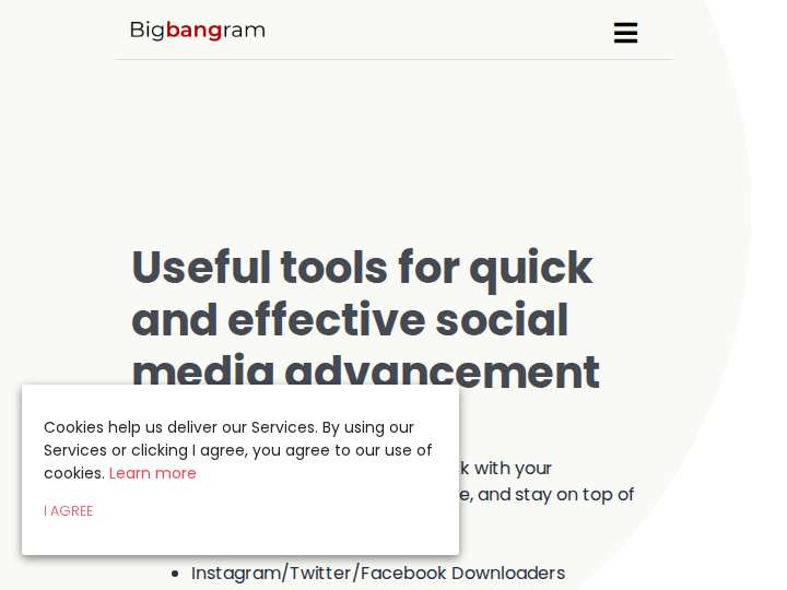 BigBangram website preview