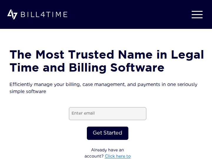 Bill4Time website preview