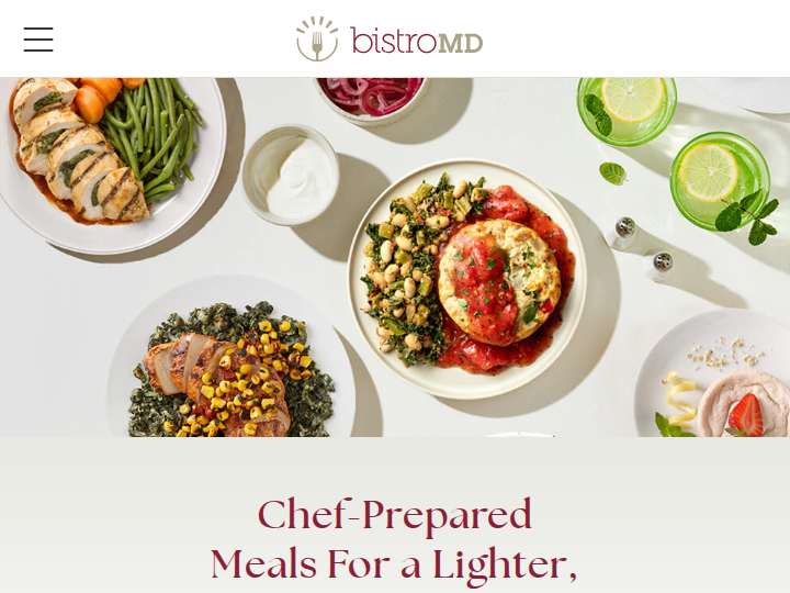 bistroMD website preview