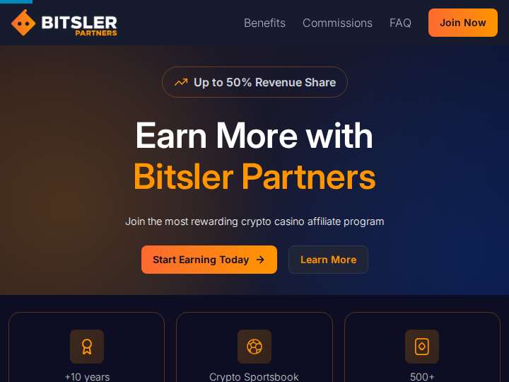 Bitsler Partners website preview