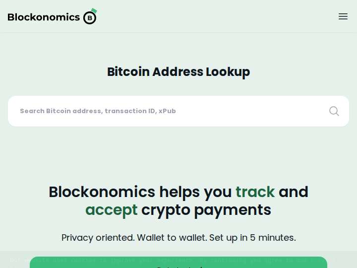 Blockonomics Affiliate Program website preview