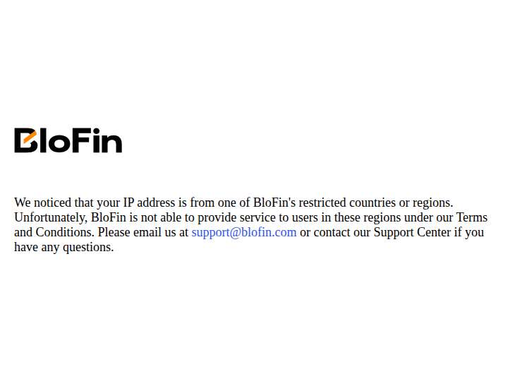 BloFin Affiliates website preview