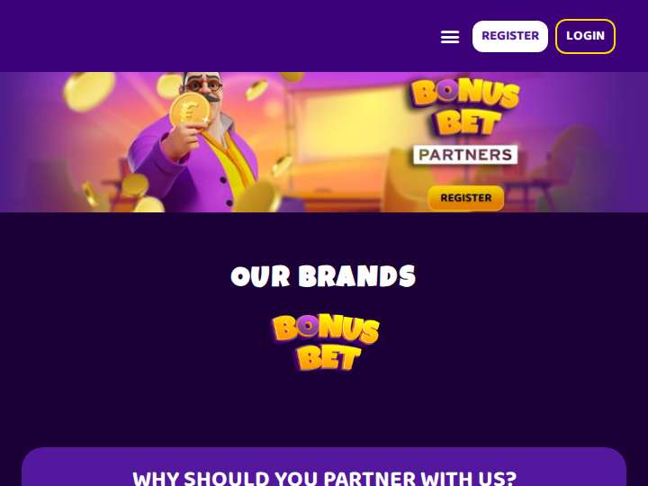 BonusBet Partners website preview